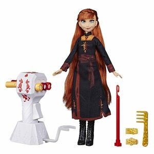Disney Frozen Sister Styles Anna Fashion Doll, Extra-Long Red Hair Braiding Tool